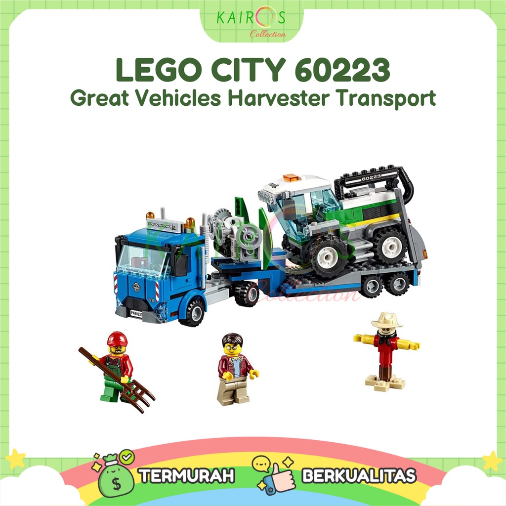 LEGO City Great Vehicles Harvester Transport 60223