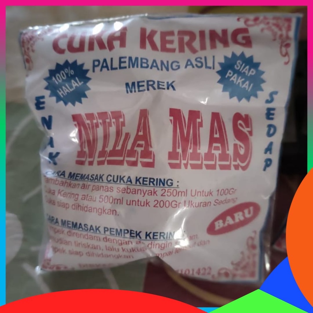 

CUKO KERING PEMPEK 200 GRAM ASLI PALEMBANG CAP NILA MAS BIANG CUKO