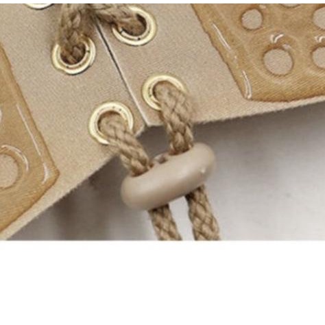 Bra push up CUP A B C beige black tempel backless tanpa tali invisible - Beige, Cup D