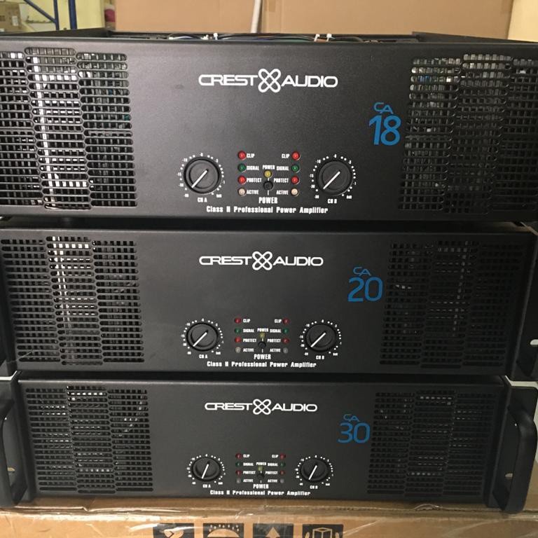 power amplifier crest audio ca20/ca 20 body panjang
