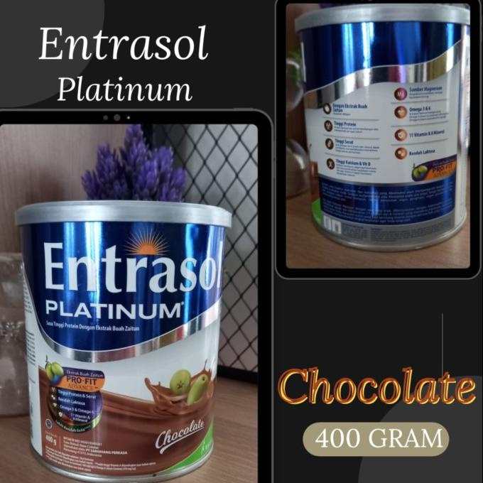 

[ COD ] Entrasol Platinum 400 gram Chocolate