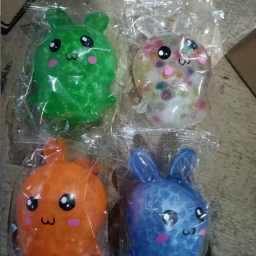 MOMBABY1 Mainan sensorik motorik pencet squeeze model kelinci / kelinci pop it