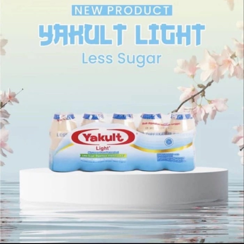 

Yakult Light Less Sugar 65ml/ 1 pak isi 5 pcs