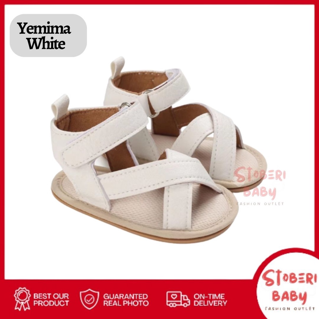 PUNCAK 3.3 stoberi baby - PREWALKER Sepatu Anak Bayi Baby Shoes Sandal Casual Socks Anti Slip Bahan Import / YEMIMA