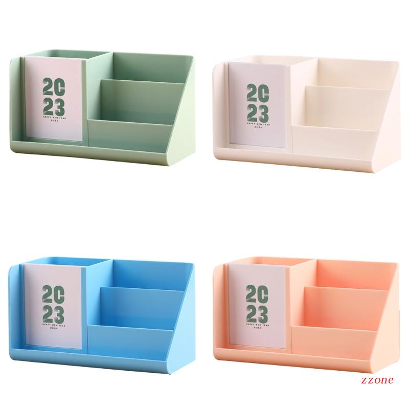 Zzz Holder Pulpen Multifungsi Dengan Kalender 2023 Untuk Rumah / Sekolah