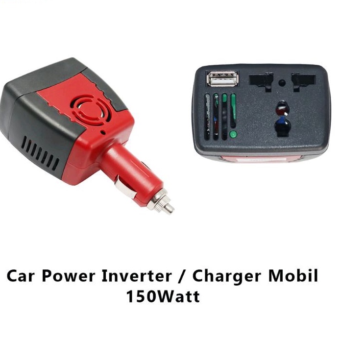 Jual Inverter Mobil Car Power Charger DC 12 AC 220V 150 Watt 150 W