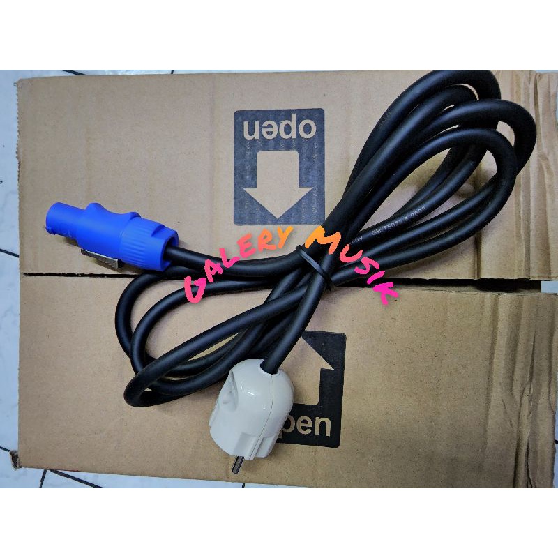 Kabel colokan listrik Buat Moving head Beam, Laser, Moving spider, Power Amplifier dll _ ukuran panj