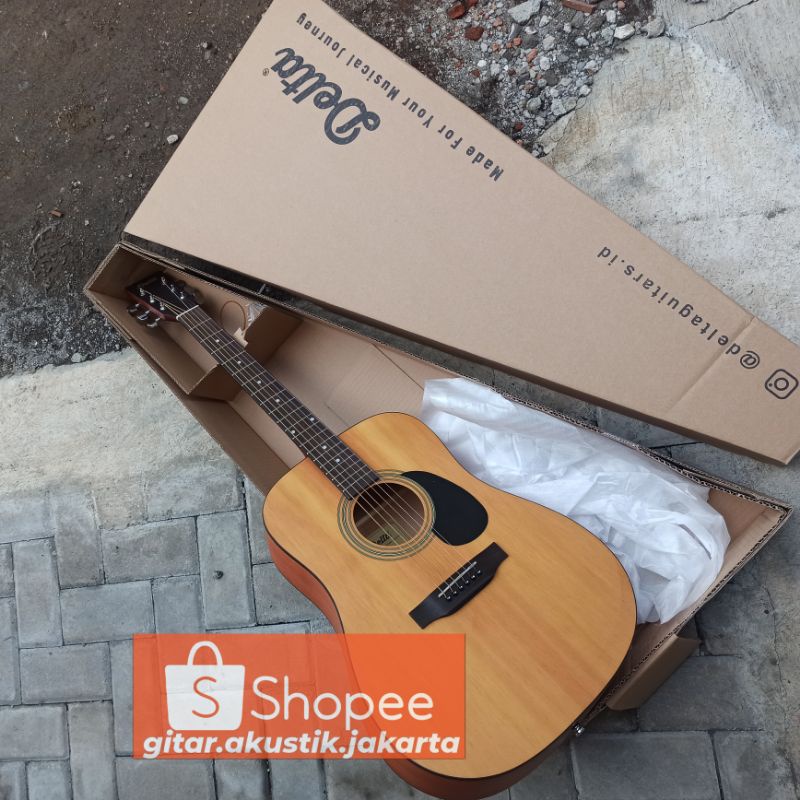 Gitar Akustik Delta DD100 Original Dreadnought natural