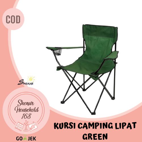 SHENAR , KURSI CAMPING LIPAT PORTABLE KURSI MANCING BANGKU LIPAT KURSI NAIK GUNUNG OTDOOR INDOOR KURSI SANTAI PANTAI - BISA COD