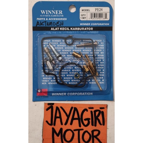Carburator Repair Kit PE24 PE 24 Winner Karburator Carbu Karbu Jarum Skep Per RepairKit Parkit Repar