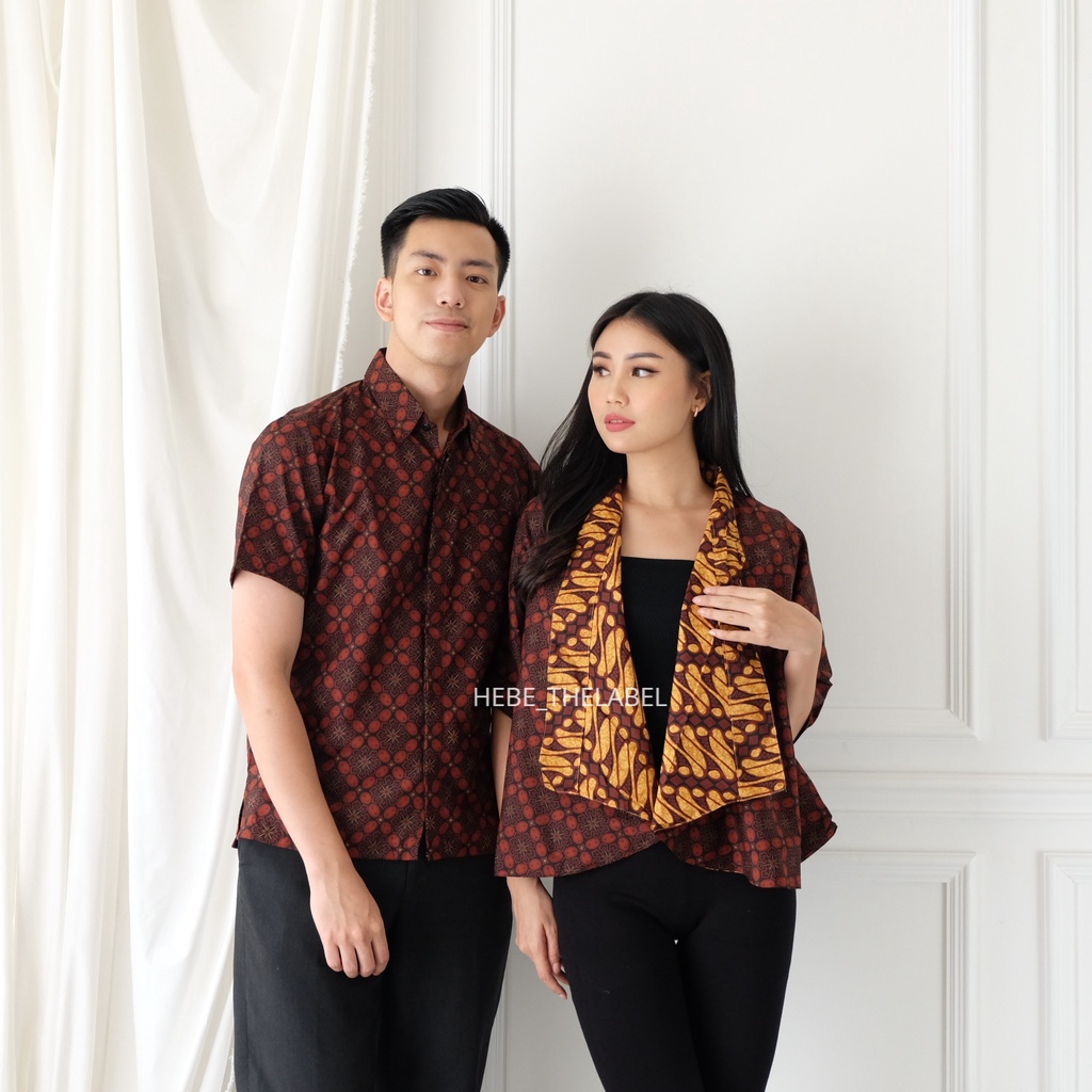 Kartika Bolero Batik Men Short - BI-BJ-BK-BL-BM (Available Couple Pria Wanita)