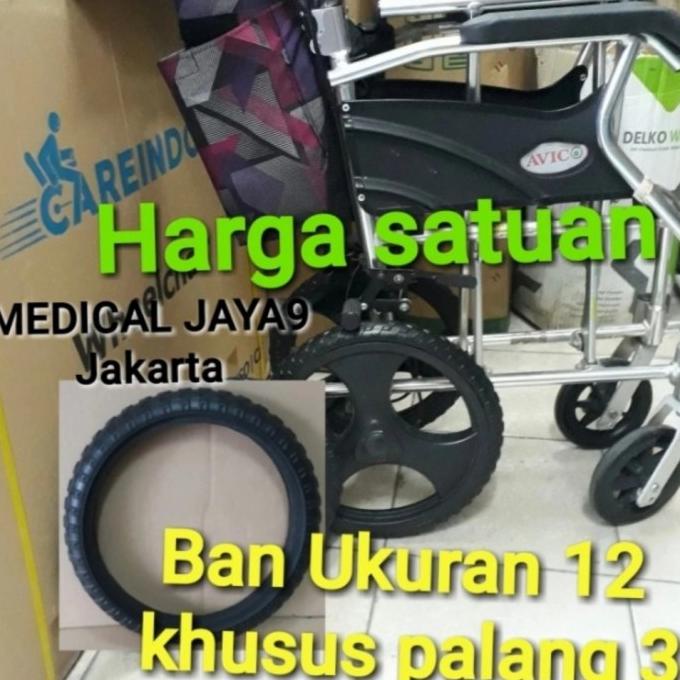 BAN KURSI RODA UKURAN 12 BAN BELAKANG KURSI RODA TREVEL