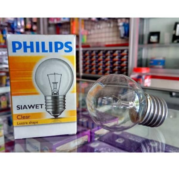 ㊔V Lampu philips siawet 5 / 15 watt pijar BEST SELLER 3290 ❁