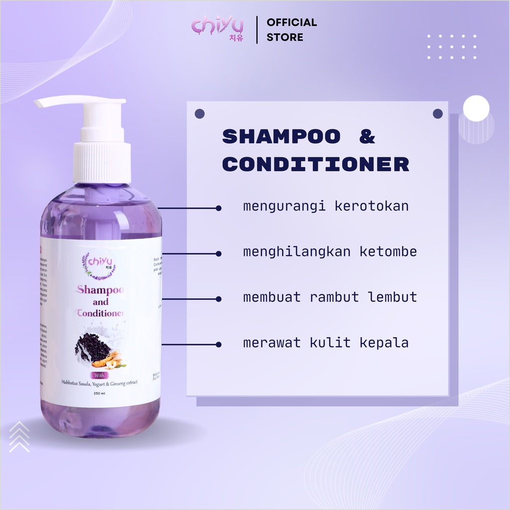 Shampoo &amp; Conditioner Chiyu Hair Treatment Shampoo Rambut