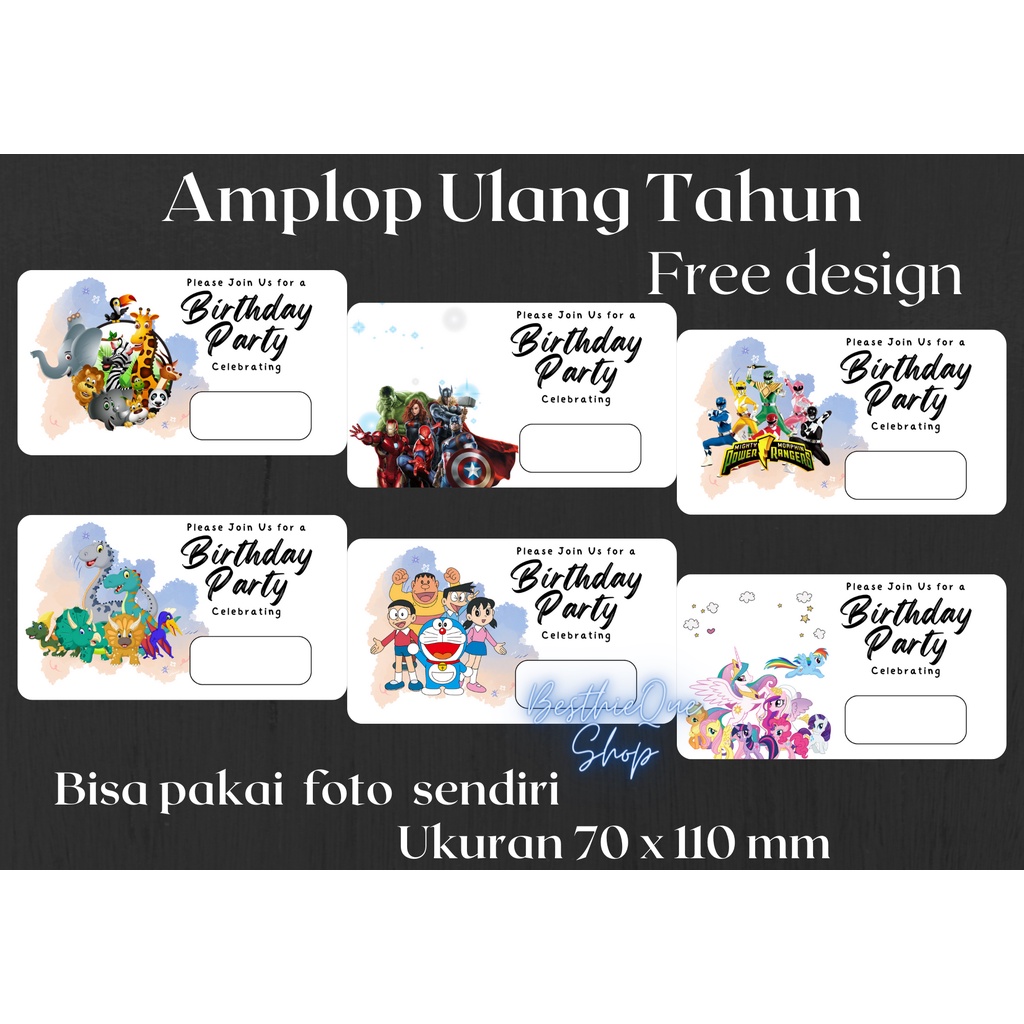 

(ABQ15) - Amplop Ulang Tahun / Angpao / Sumbangan