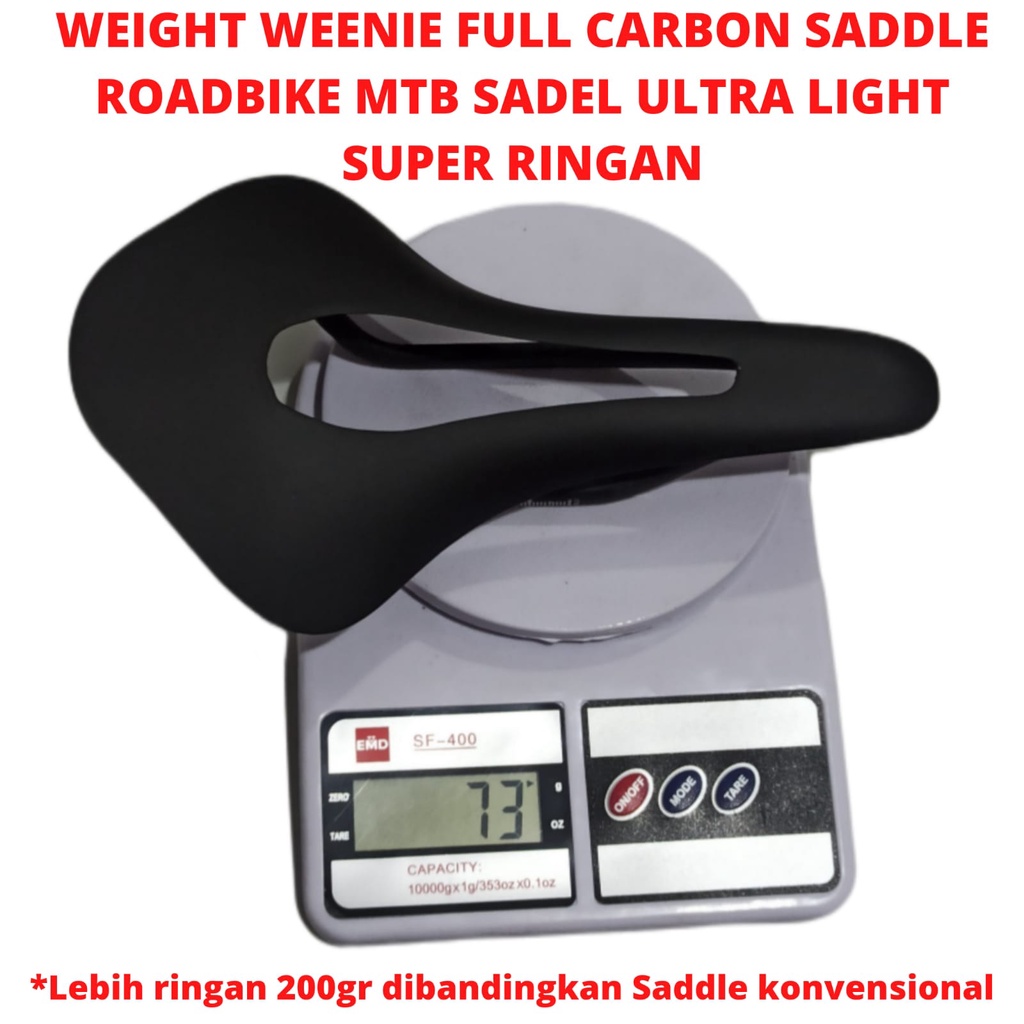 Weight Weenie Full Carbon Saddle Road Bike MTB Sadel ultra light super