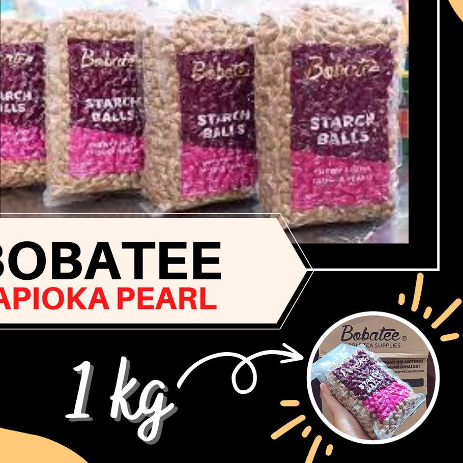 

FREE ONGKIR![1kg Boba Bobatee] Bobatee Boba Pearl Tapioka 1kg|KD2