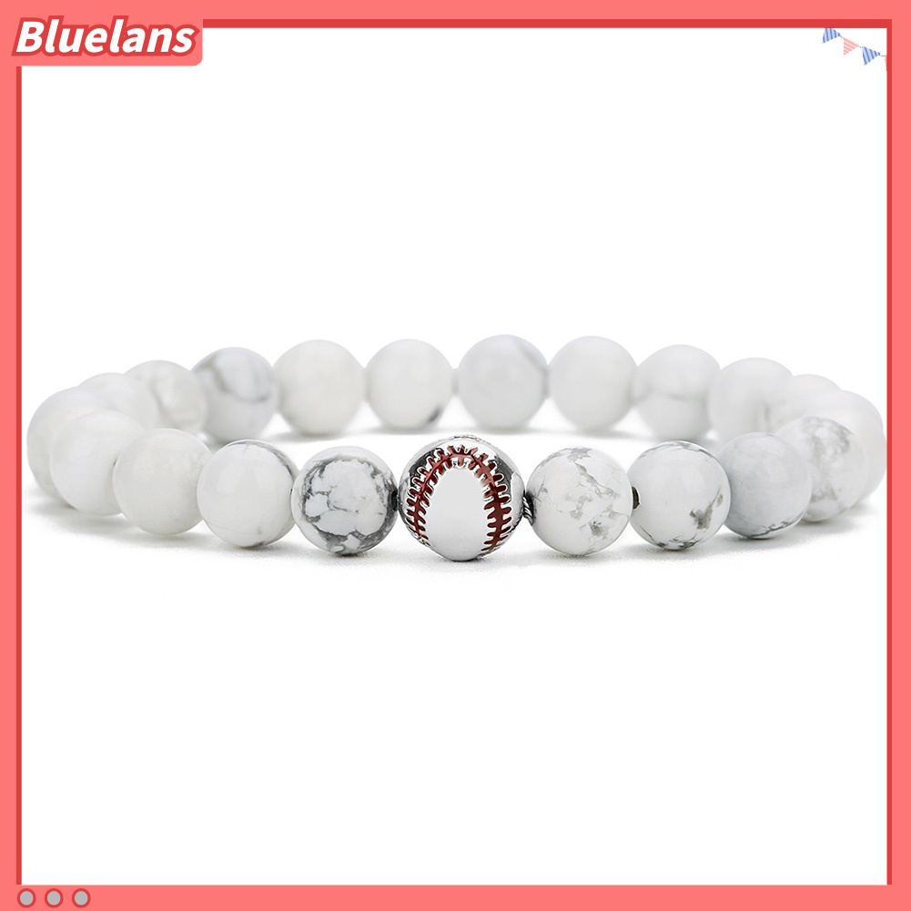 Gelang Bangle Manik-Manik Batu Alam Untuk Unisex