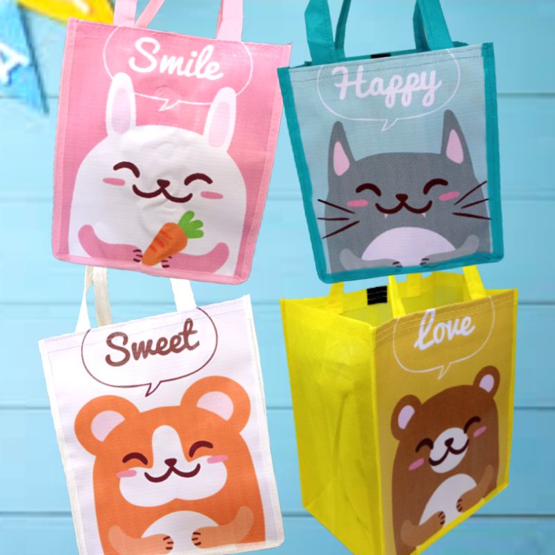 

Tas Kado Ultah Tenteng Vinil Animal Emotion Series