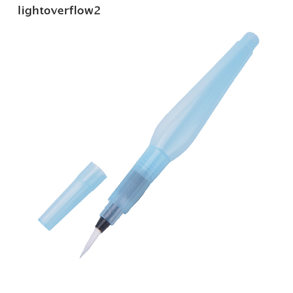 (lightoverflow2) 3pcs / Set Pena Kuas Lukis Cat Air / Tinta Kaligrafi (ID)