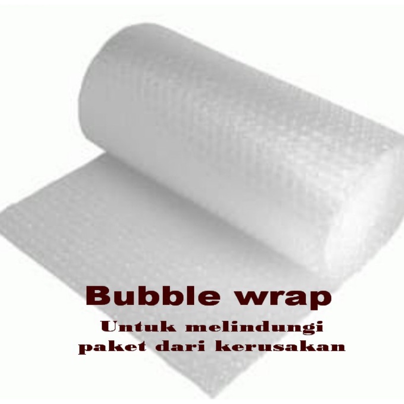 

BUBBLE WRAP TAMBAHAN PACKING SUPAYA PAKET LEBIH AMAN