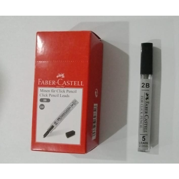 

Isi Pensil Mekanik 2.0MM faber castell / Isi Pencil Mechanic 2.0 MM Faber Castell ++