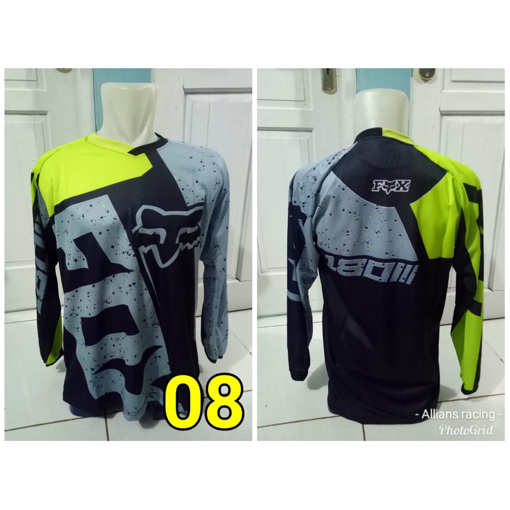 JERSY TRAIL CROSS JERSEY FULLPRINT KUALITAS PREMIUM SARUNG TANGAN DAN BAJU CROSS OFFROAD JERSY SEPEDA PREMIUM BAJU TRAIL ADVENTURE STABILO ABU