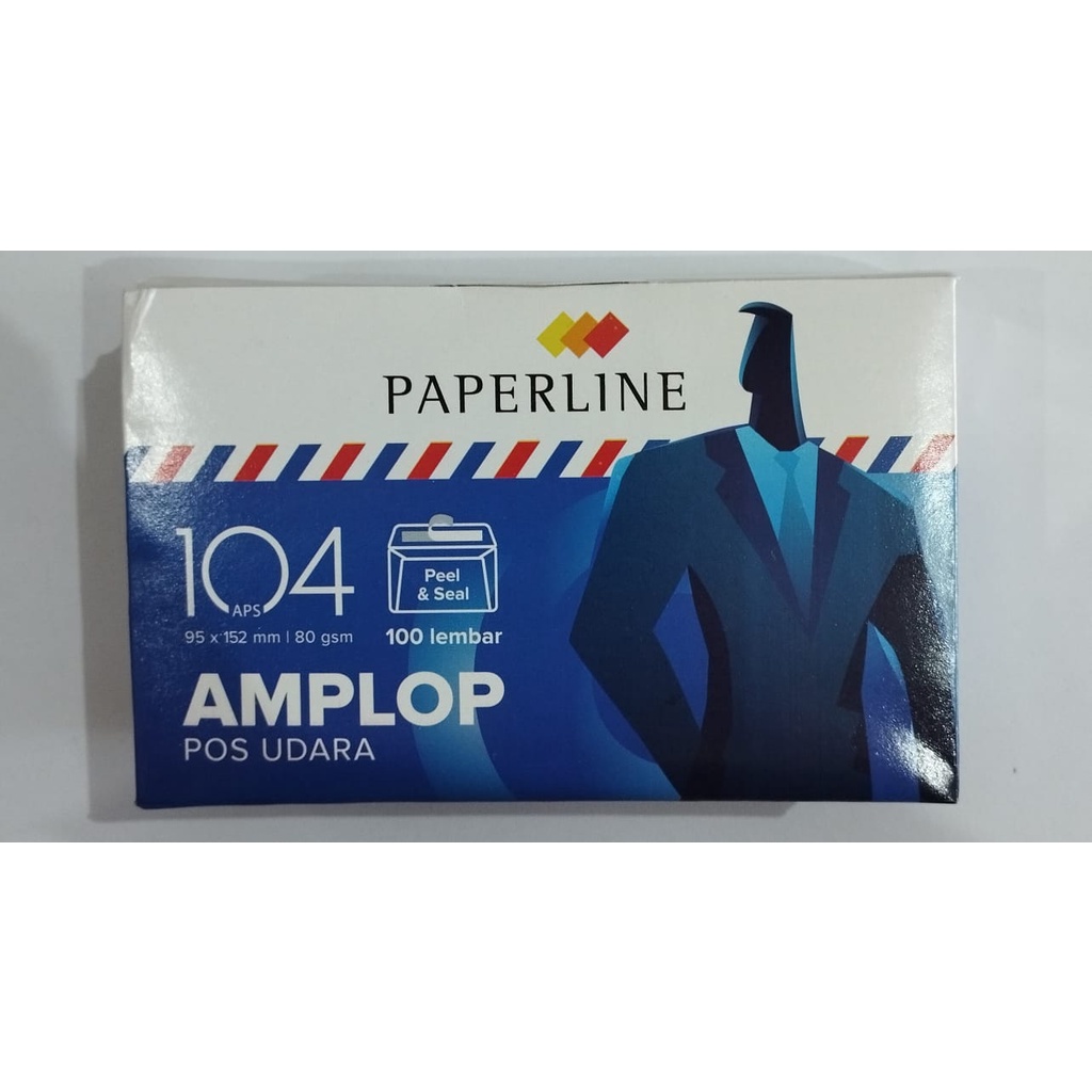 

(Per Kotak) Amplop Putih Pos Udara Paperline 104