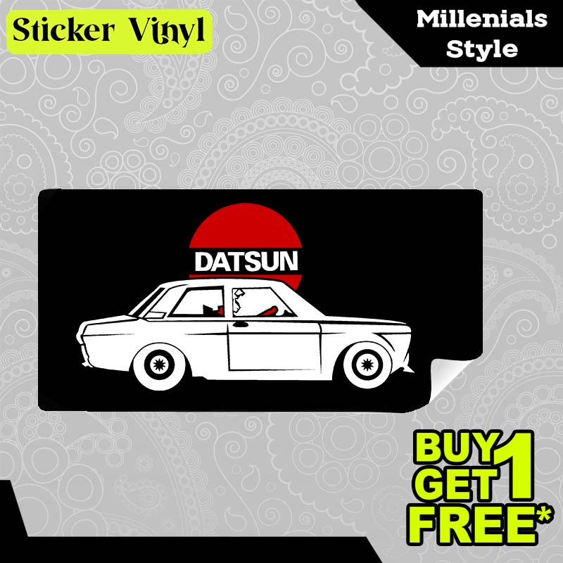 

Stiker Sticker Datsun Mobil Gambar Unik Desain Keren dan Kekinian Aesthetic Bahan Vinyl Satuan Anti Air