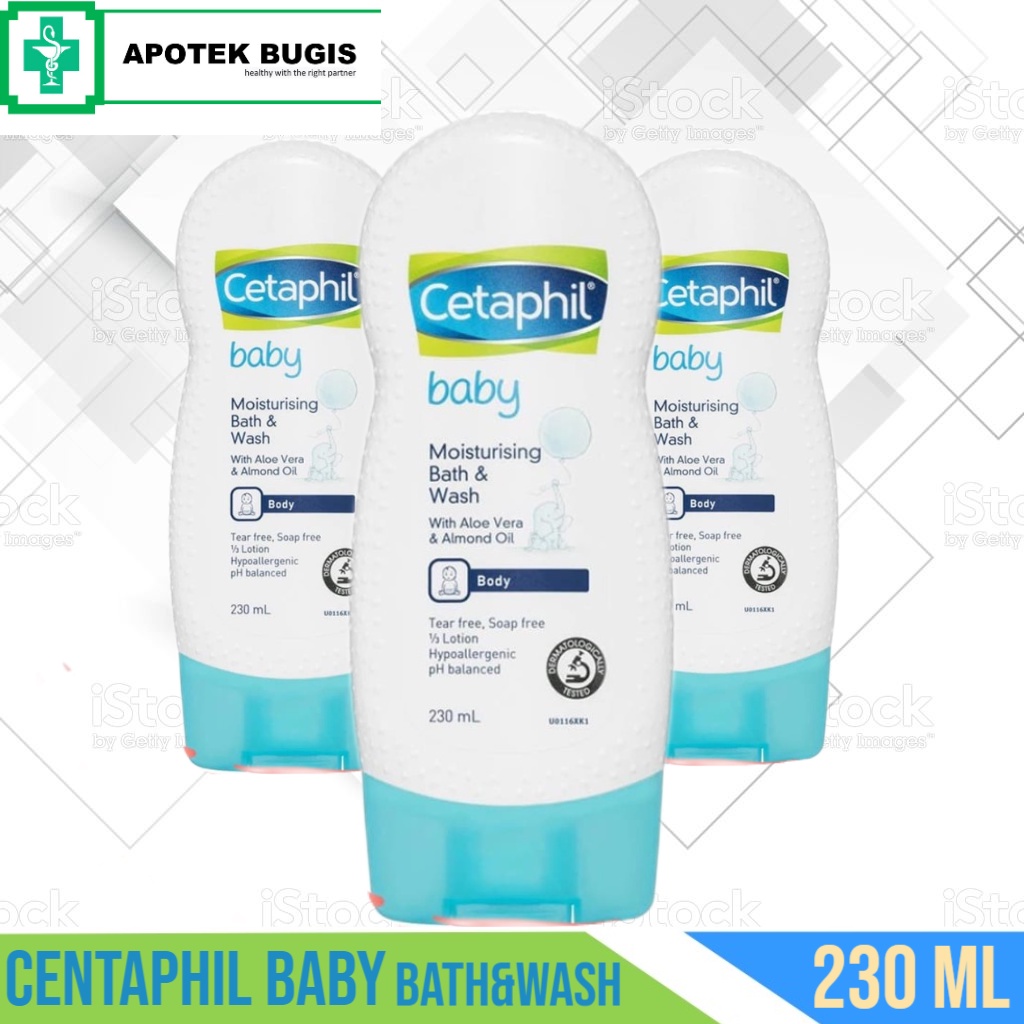 Cetaphil Baby MOISTURISING BATH and WASH 230 mL Perawatan Tubuh bayi Cetaphil