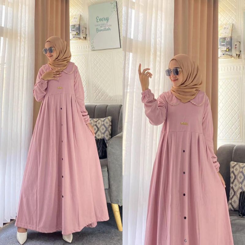 Gamis terbaru / gamis diana denim