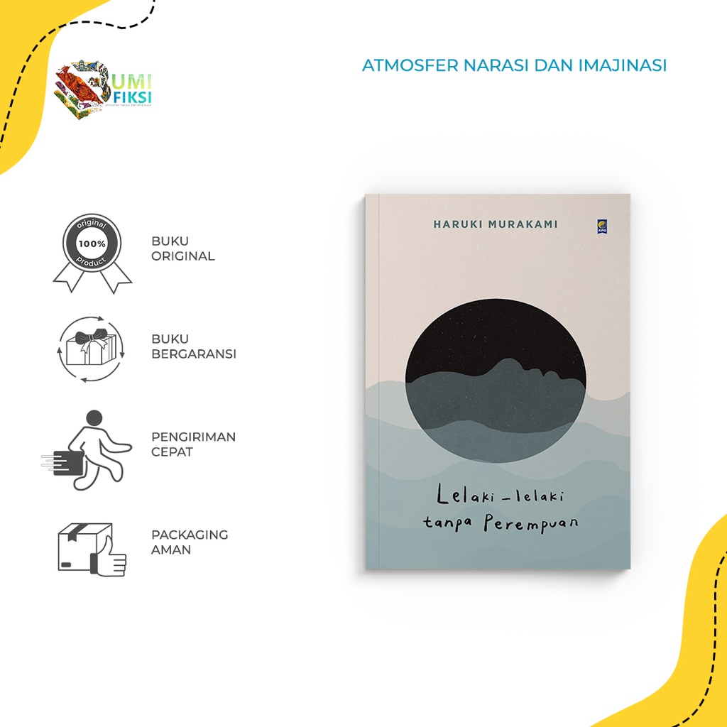 Buku Sastra - Lelaki-lelaki tanpa perempuan - Haruki Murakami - Penerbit KPG - Bumifiksi