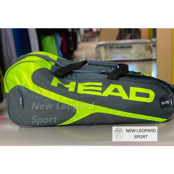 [ COD ] Tas Tenis HEAD ELITE 6R Combi Original Grny