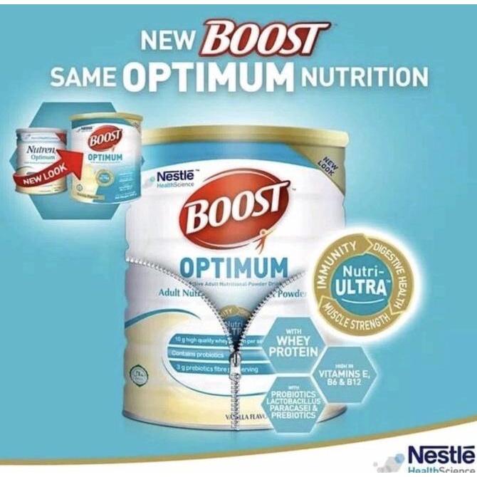 

[ COD ] Boost Optimum 800 gram ( susu nutrisi lengkap dewasa & lansia )