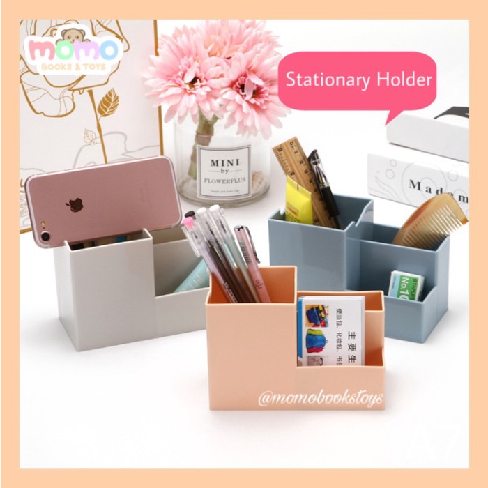 

Stationery [Momo] Pen Holder / Tempat Alat Tulis Multifungsi Serbaguna Stationary