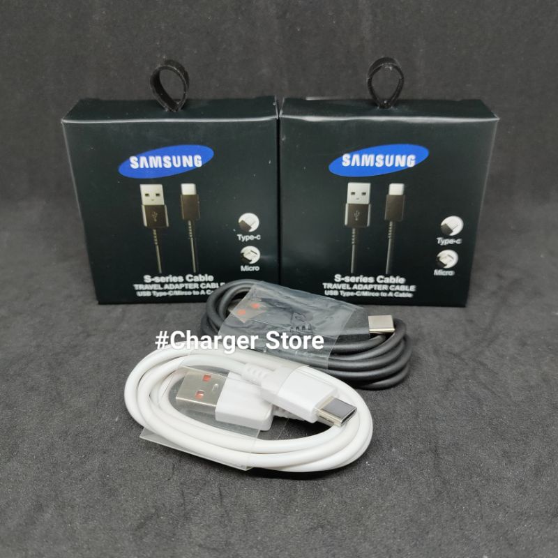 Kabel Data Samsung Type C - Micro USB ORIGINAL Support Fast Charging