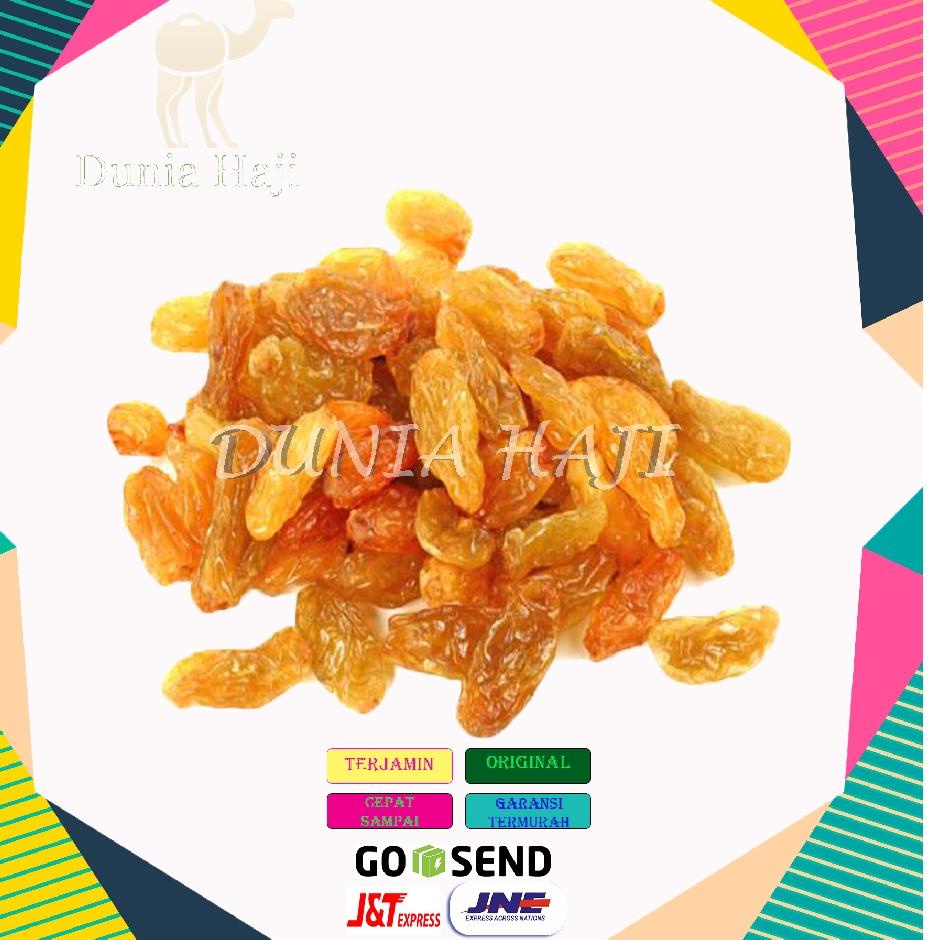 

kodeRr8R2--Kismis Anggur Golden Raisin / Kismis Asam Manis Raisin Starr untuk Oleh Oleh Haji dan Umroh