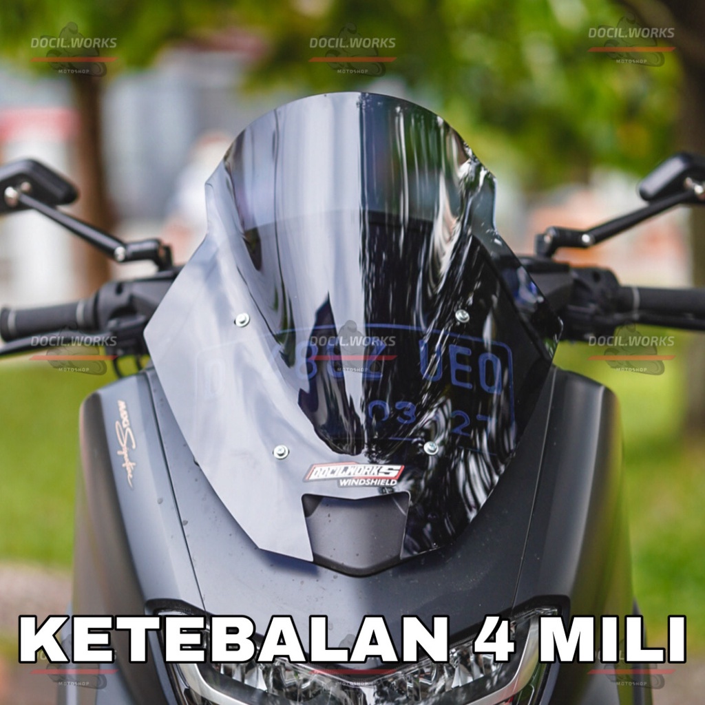 Jual Viral Windshield Tdr Sirip Mili Nmax New Nmax Old Model Tdr V Sporty Shopee Indonesia