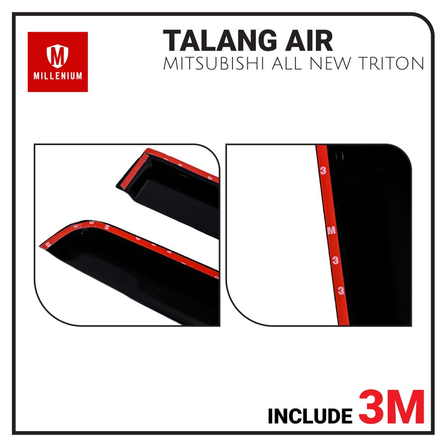 TALANG AIR MOBIL MITSHUBISI ALL NEW TRITON 2015 - 2023 MODEL SLIM