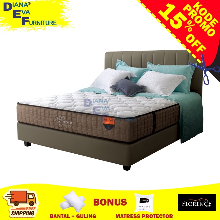 Kasur Florence Masseria Full Set ( Kasur + Divan + Sandaran )