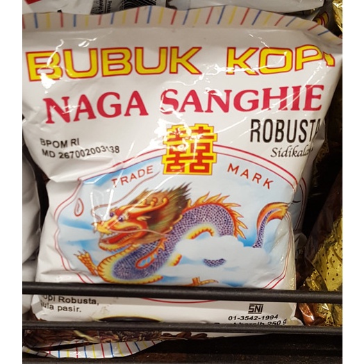 

Bubuk Kopi Naga Sanghie Robusta 250g