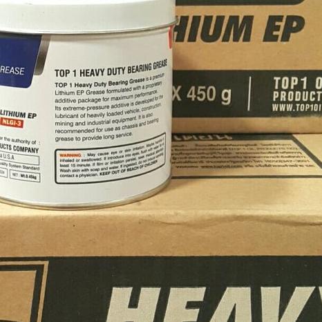 HEAVY DUTY BEARING GREASE / GEMUK /STEMPET TOP 1 LITHIUM EP 450 GR