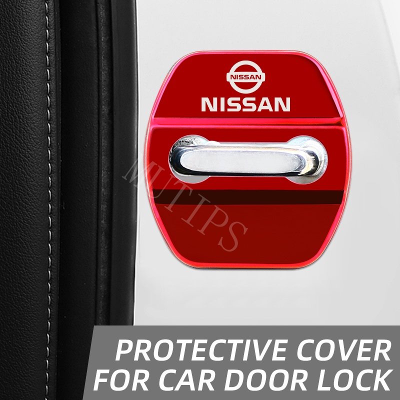 Cover Pelindung Kunci Pintu Mobil Untuk Nissan Note Juke Sentra Patrol Navara Micra Almera X-trail Tiida