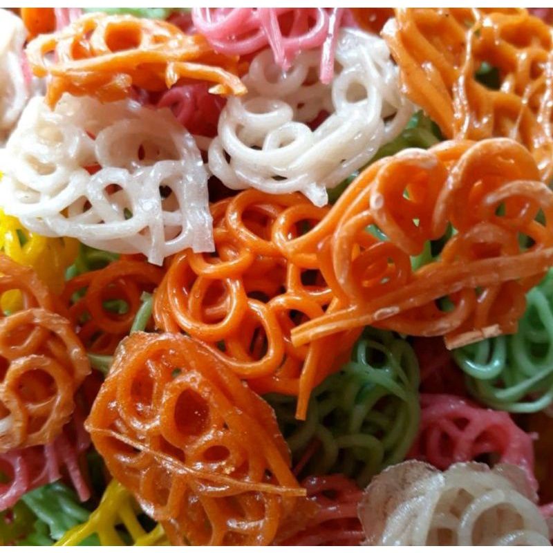 

kerupuk mawar/kerupuk warna warni