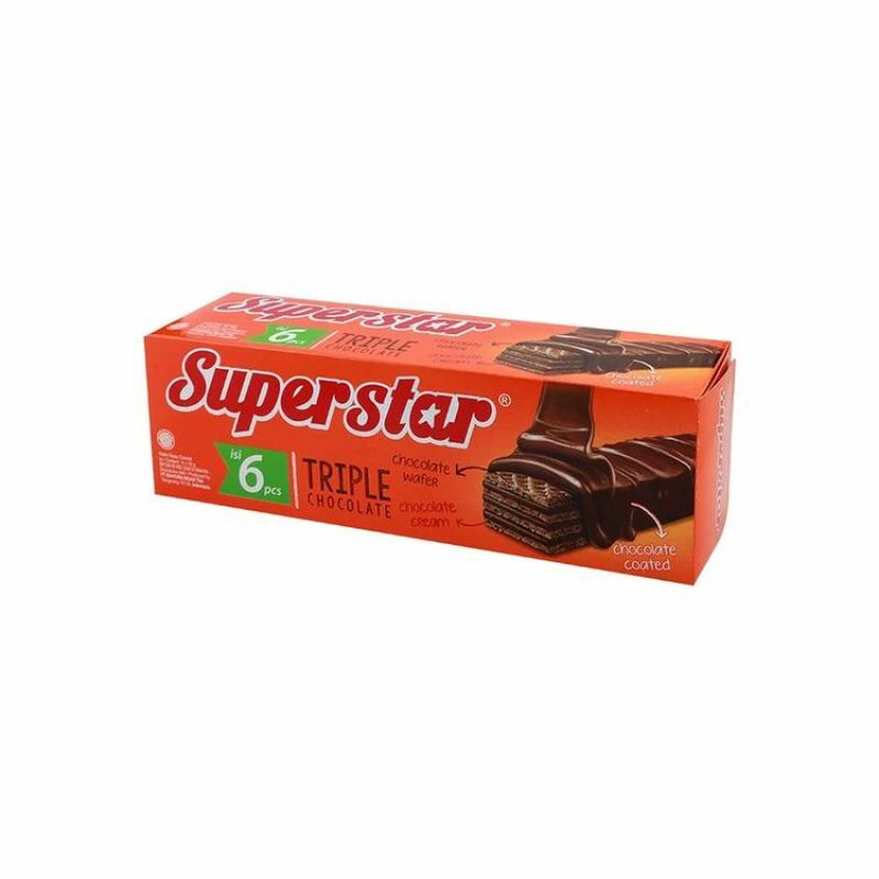 

Superstar Wafer 1 Box & 3 Box Isi 12pcs/box @16gram