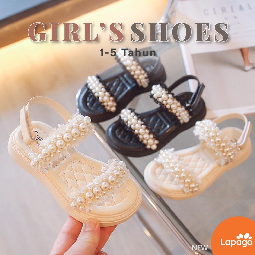 [PROMO 7.7] LAPAGO - Sepatu Sandal Anak Perempuan Casual Import Umur 1-12 Thn Type MDF