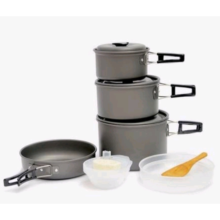 Cooking Set - Cooking Set Camping Outdoor - Nesting kompor Kemping Outdoor DS 500