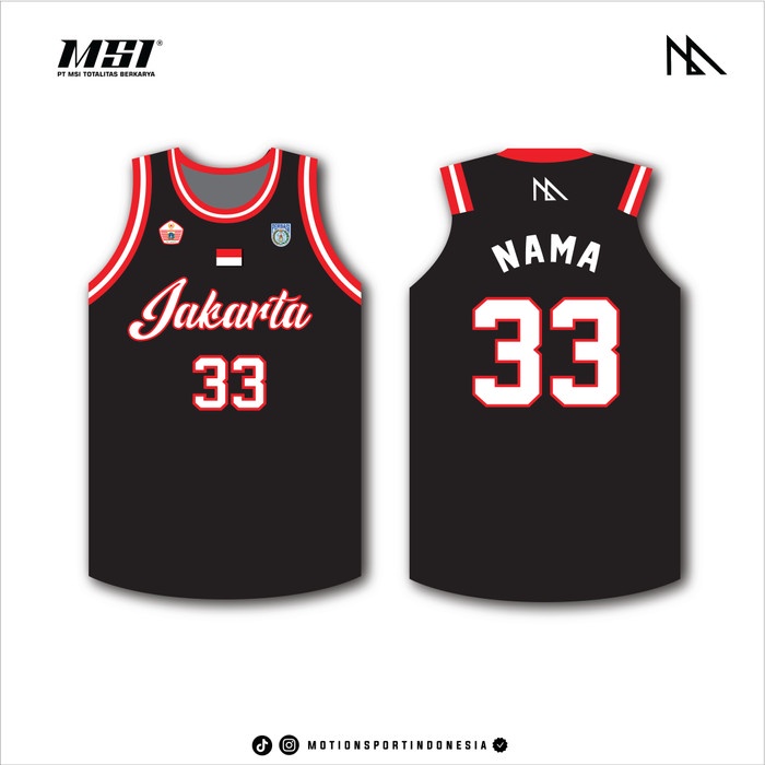 Jersey Basket MSI - DKI JAKARTA PON PAPUA 2020 ( BACA DESKRIPSI )