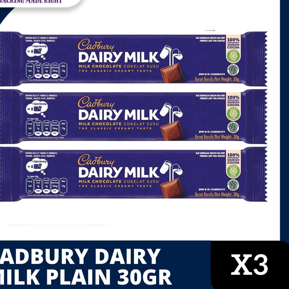 

Top Product--Cadbury Dairy Milk 30Gr x3
