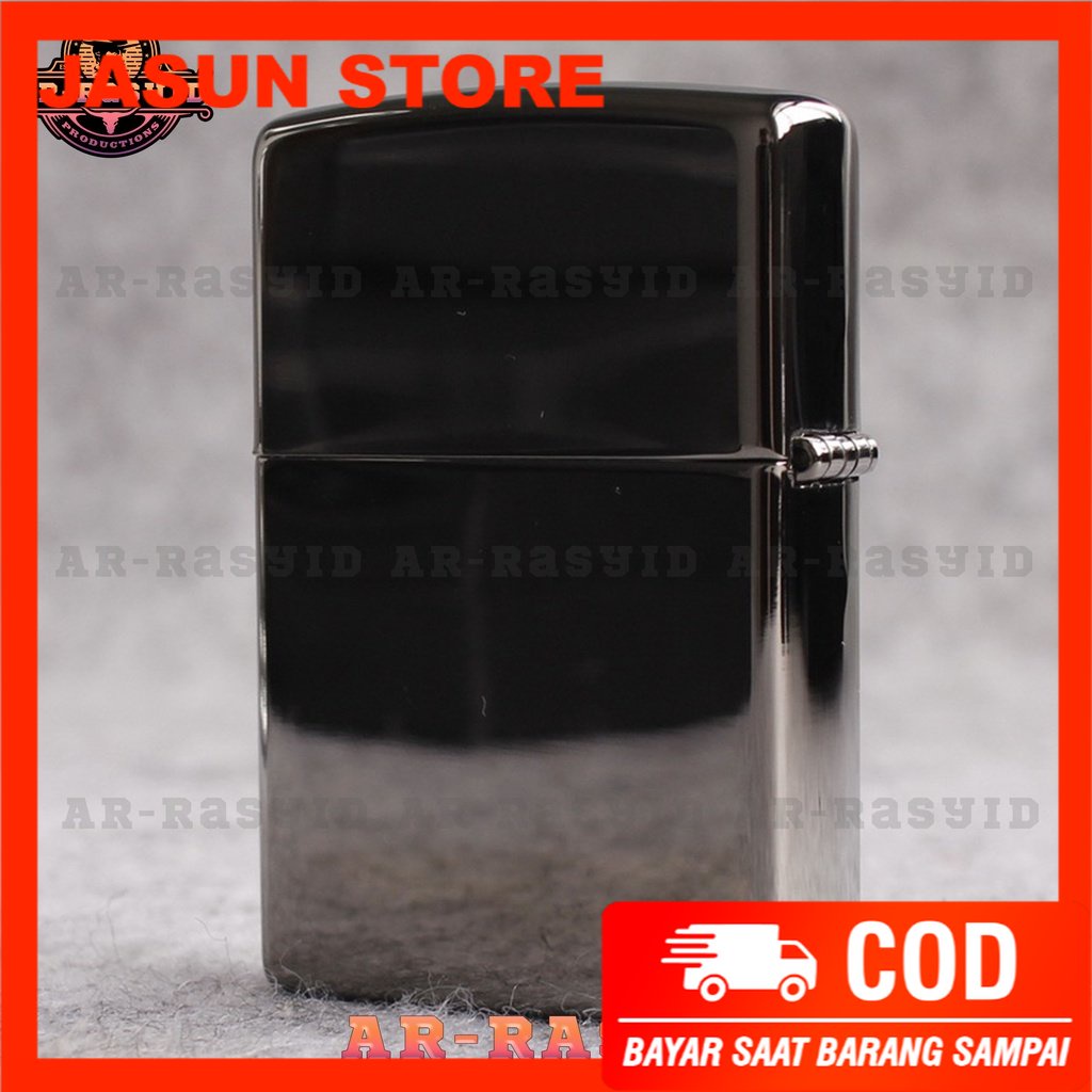 Bisa COD! Korek Api Minyak Zippo Black Ice Light Hitam Motif Marilyn Monroe 150